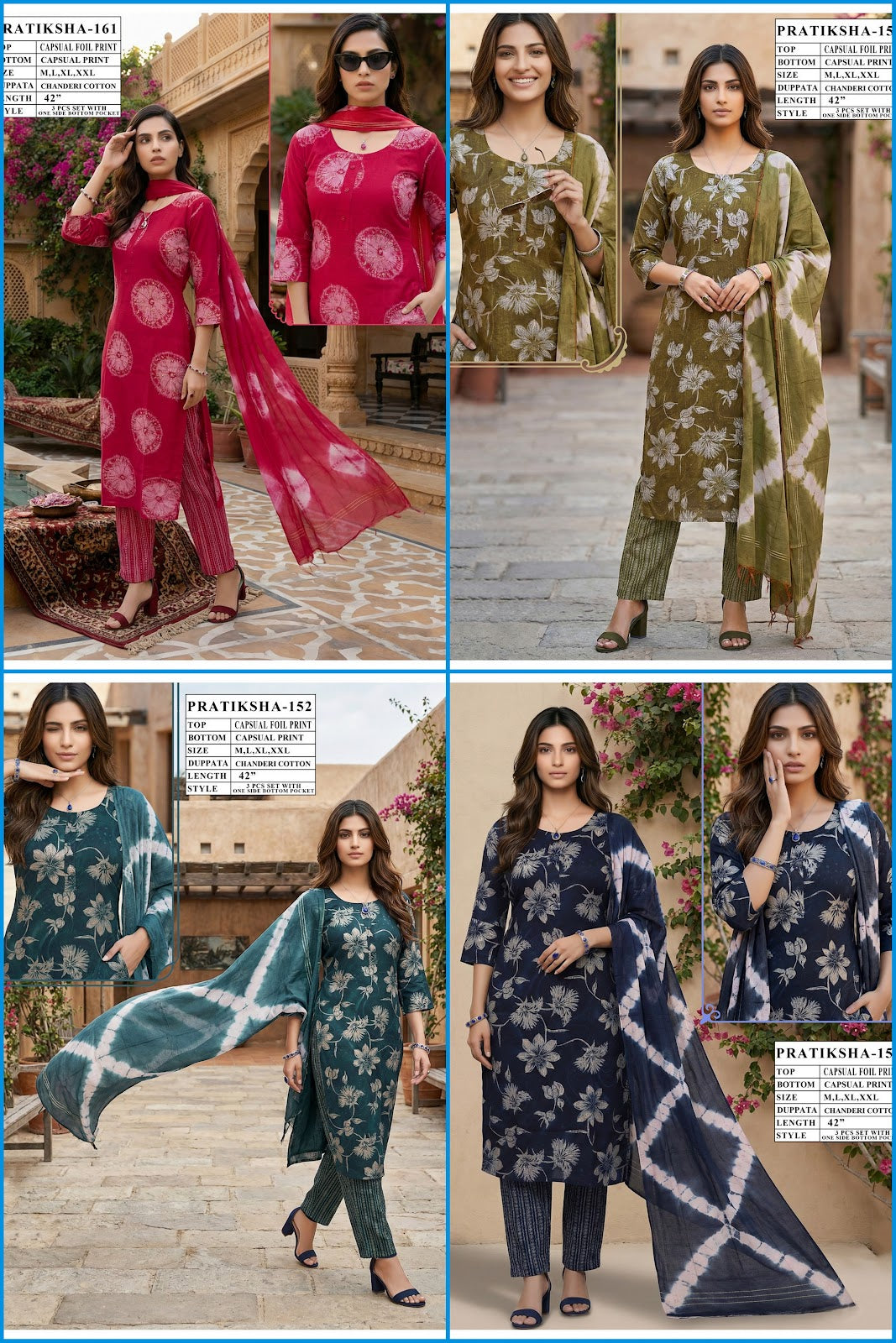 Pratiksha 1403 Viyaa Capsule Readymade Pant Style Suits Supplier India