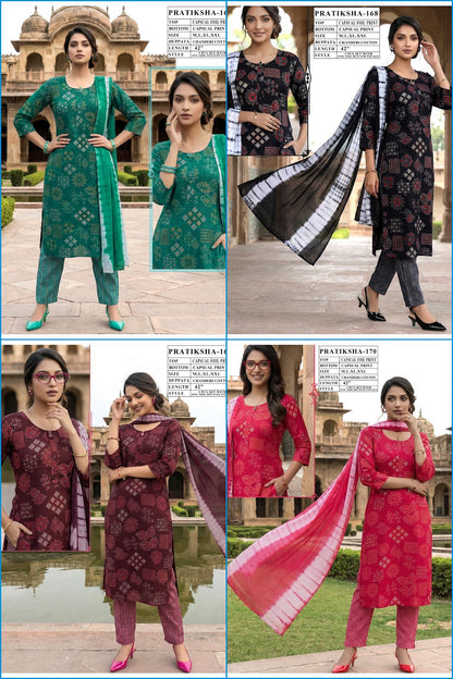 Pratiksha 1403 Viyaa Capsule Readymade Pant Style Suits Supplier India
