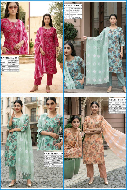 Pratiksha 1403 Viyaa Capsule Readymade Pant Style Suits Supplier India