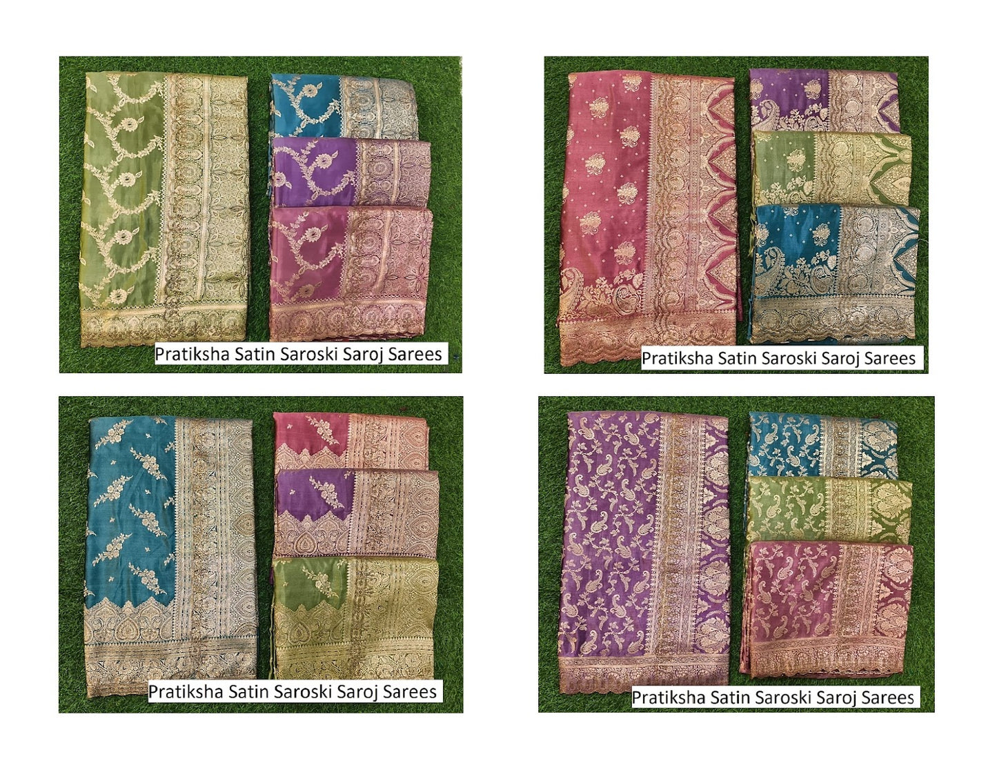 Pratiksha Satin Saroski Saroj Silk Sarees Wholesaler