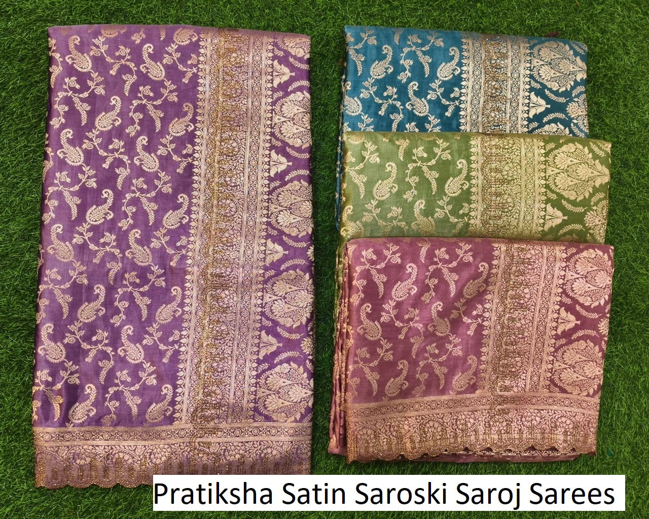 Pratiksha Satin Saroski Saroj Silk Sarees Wholesaler