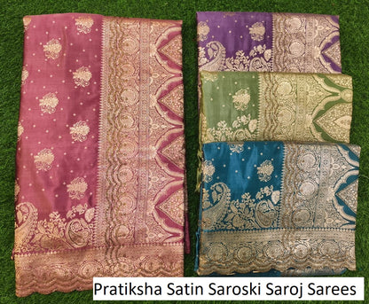 Pratiksha Satin Saroski Saroj Silk Sarees Wholesaler