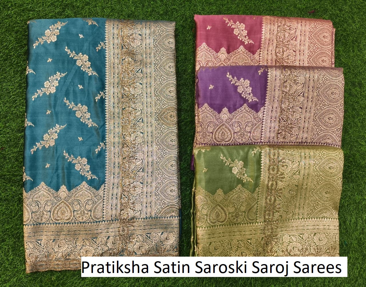 Pratiksha Satin Saroski Saroj Silk Sarees Wholesaler