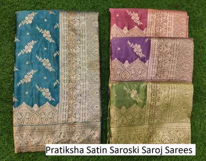 Pratiksha Satin Saroski Saroj Silk Sarees Wholesaler
