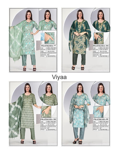 Pratiksha Viyaa Capsule Readymade Pant Style Suits Wholesaler