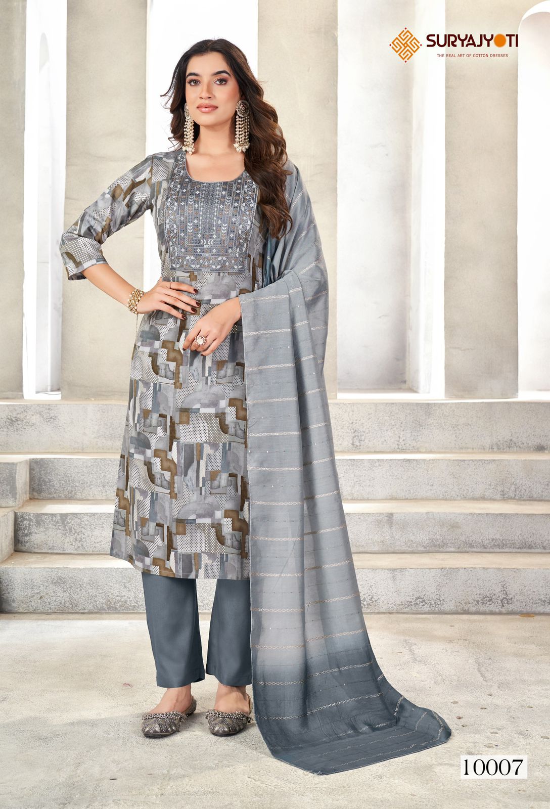 Pratiksha Vol 10 Suryajyoti Rayon Readymade Pant Style Suits Wholesale