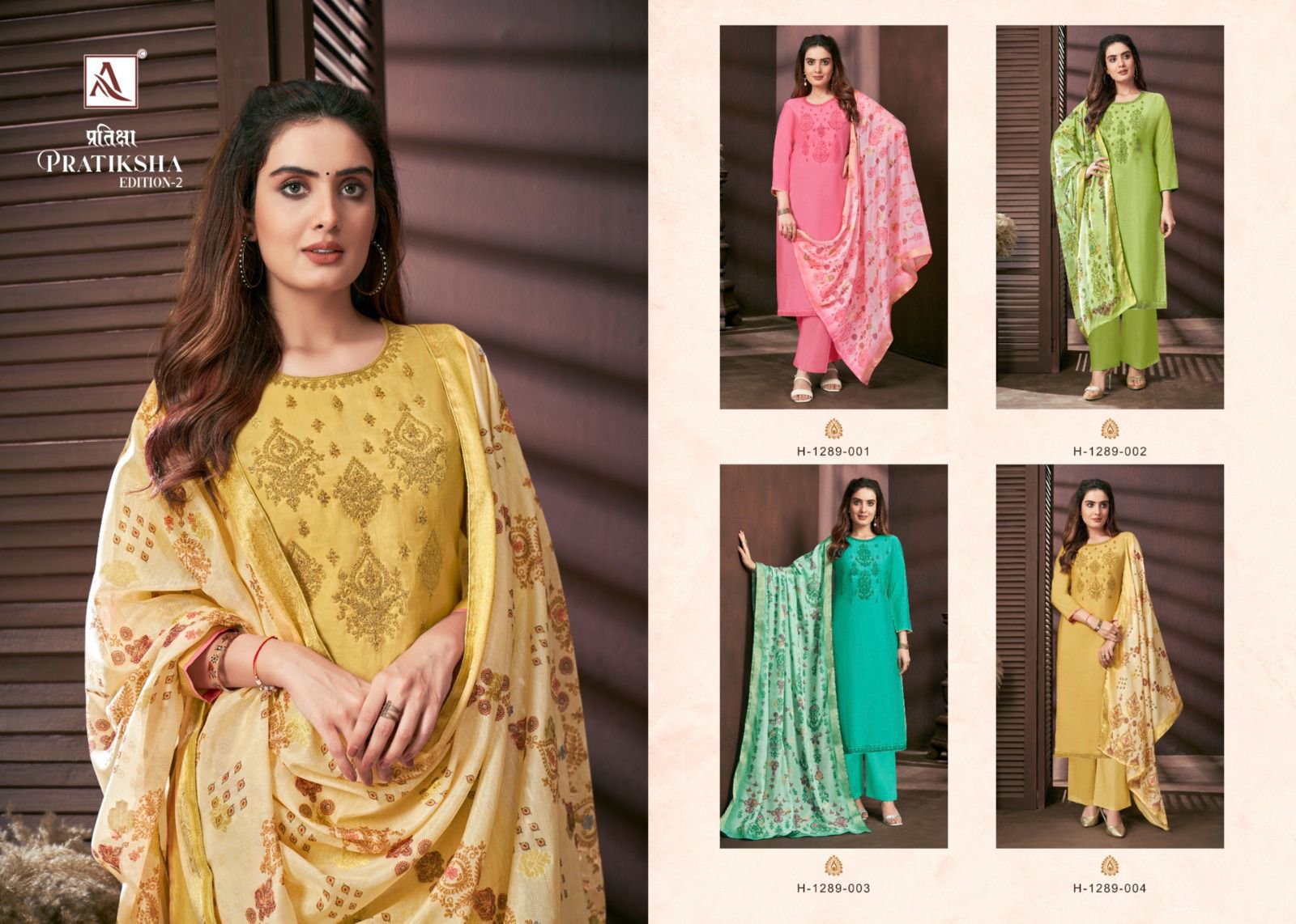 Pratiksha Vol 2 Alok Pure Viscose Plazzo Style Suits