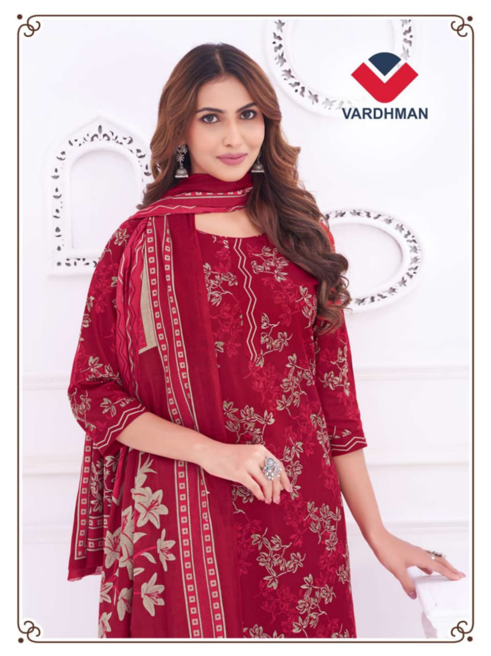 Pratima Vardhman Cotton Dress Material Wholesaler Gujarat
