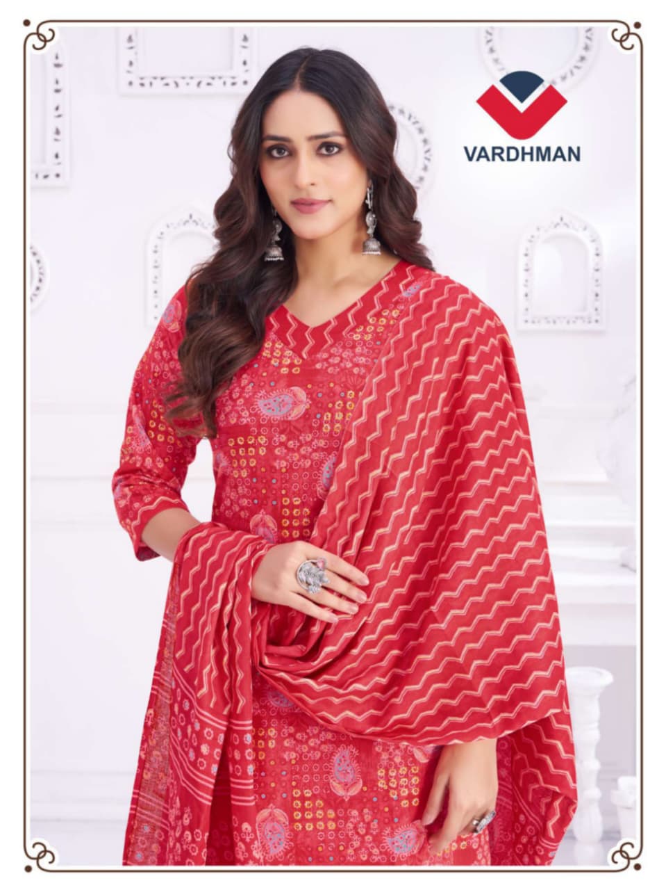 Pratima Vardhman Cotton Dress Material Wholesaler Gujarat