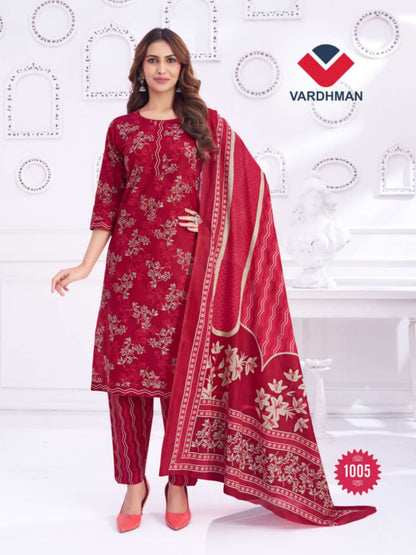 Pratima Vardhman Cotton Dress Material Wholesaler Gujarat