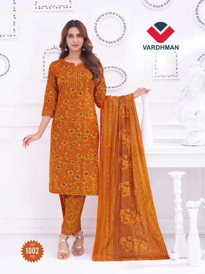 Pratima Vardhman Cotton Dress Material Wholesaler Gujarat