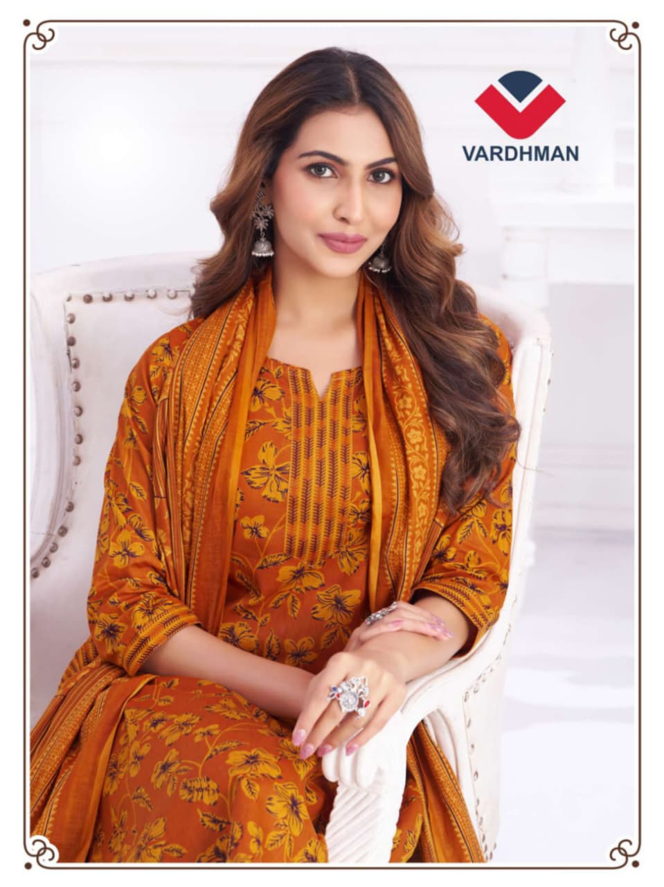 Pratima Vardhman Cotton Dress Material Wholesaler Gujarat