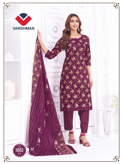 Pratima Vardhman Cotton Dress Material Wholesaler Gujarat