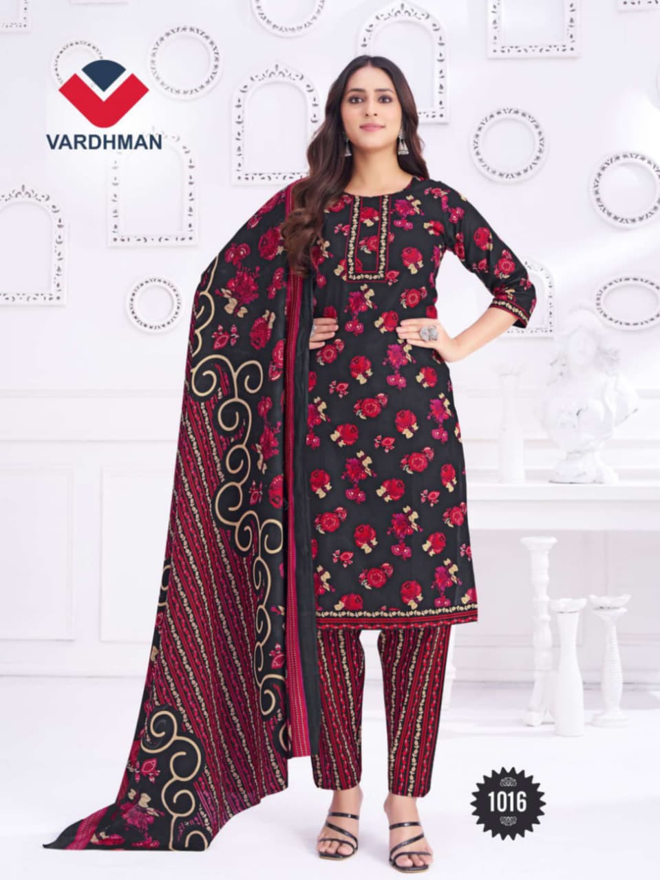 Pratima Vardhman Cotton Dress Material Wholesaler Gujarat
