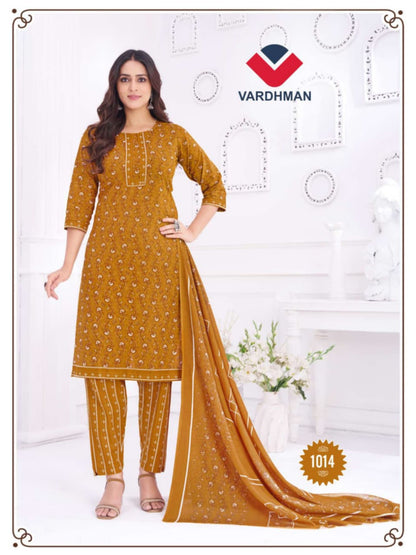Pratima Vardhman Cotton Dress Material Wholesaler Gujarat