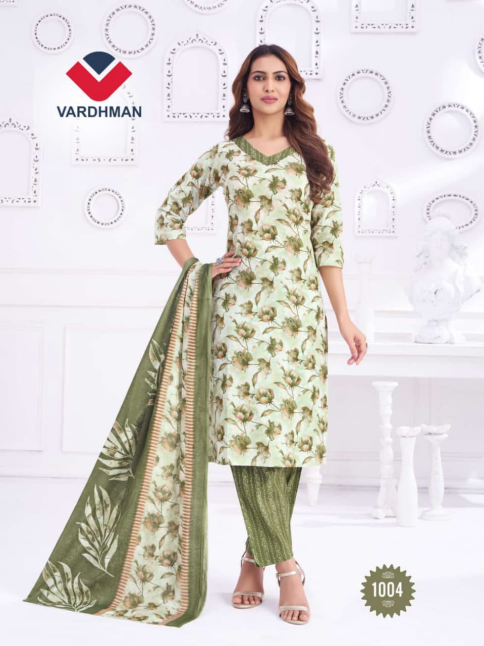 Pratima Vardhman Cotton Dress Material Wholesaler Gujarat