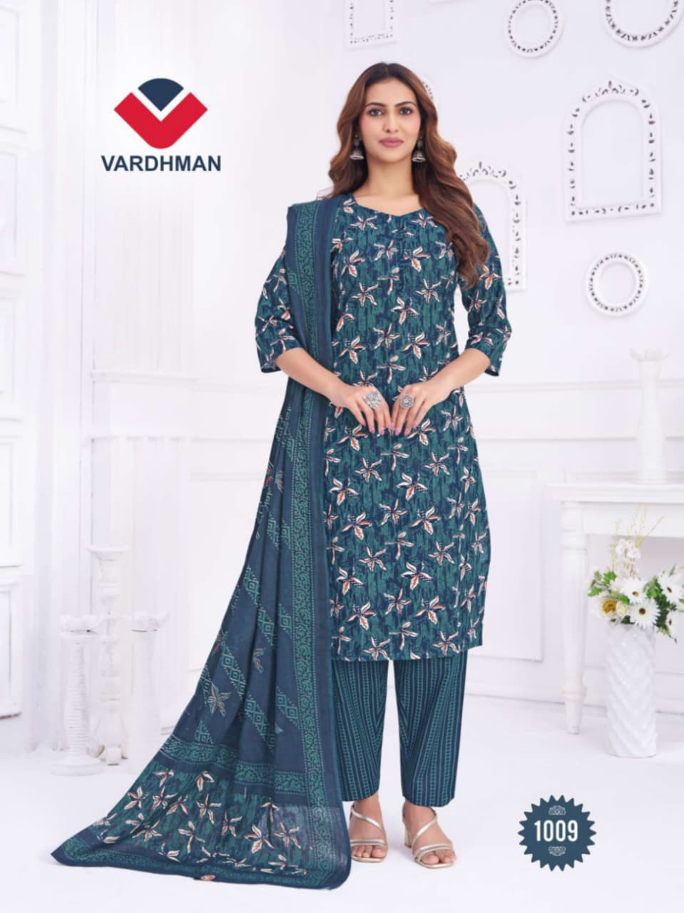 Pratima Vardhman Readymade Cotton Pant Suits Exporter Gujarat