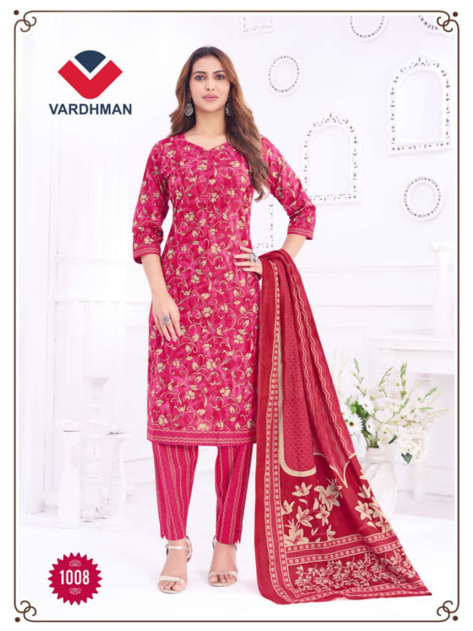 Pratima Vardhman Readymade Cotton Pant Suits Exporter Gujarat
