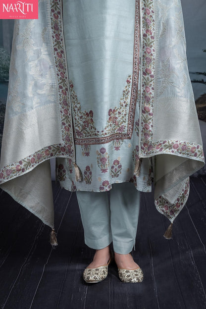 Pravim Naariti Silk Pant Style Suits Exporter India