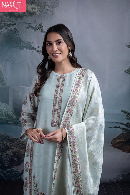 Pravim Naariti Silk Pant Style Suits Exporter India