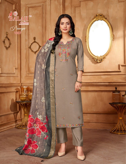 Pravya Balaji Roman Readymade Pant Style Suits Wholesaler Gujarat