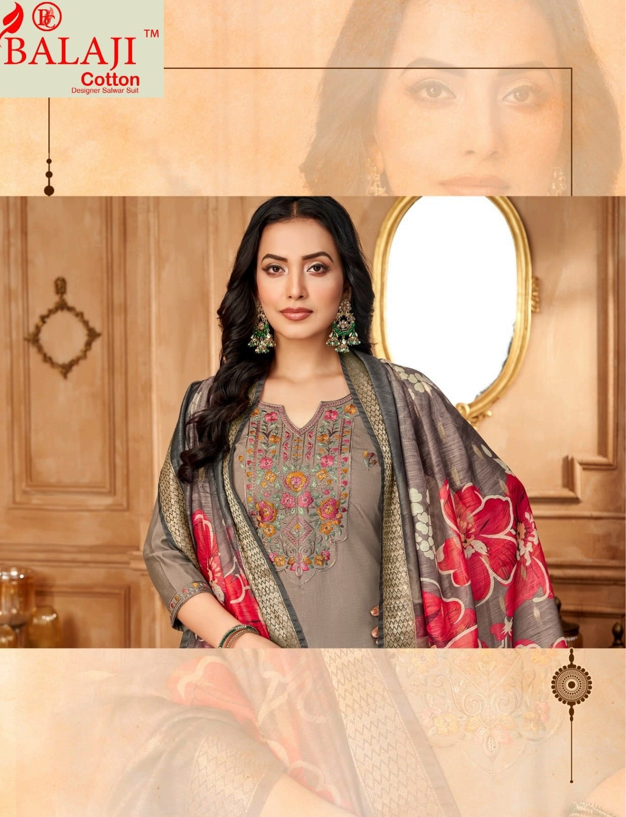 Pravya Balaji Roman Readymade Pant Style Suits Wholesaler Gujarat