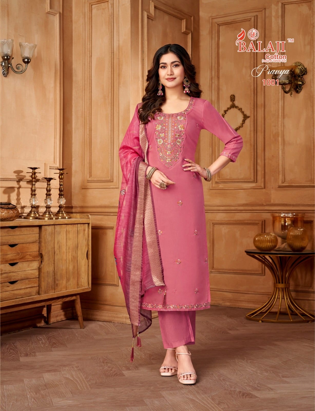 Pravya Balaji Roman Readymade Pant Style Suits Wholesaler Gujarat