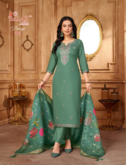 Pravya Balaji Roman Readymade Pant Style Suits Wholesaler Gujarat