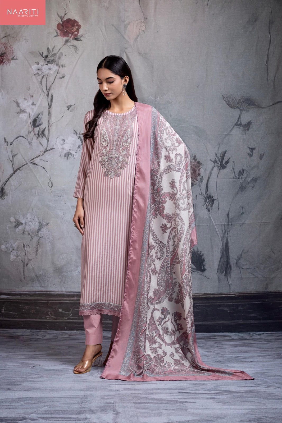 Preesh Naariti Muslin Pant Style Suits Wholesaler Ahmedabad