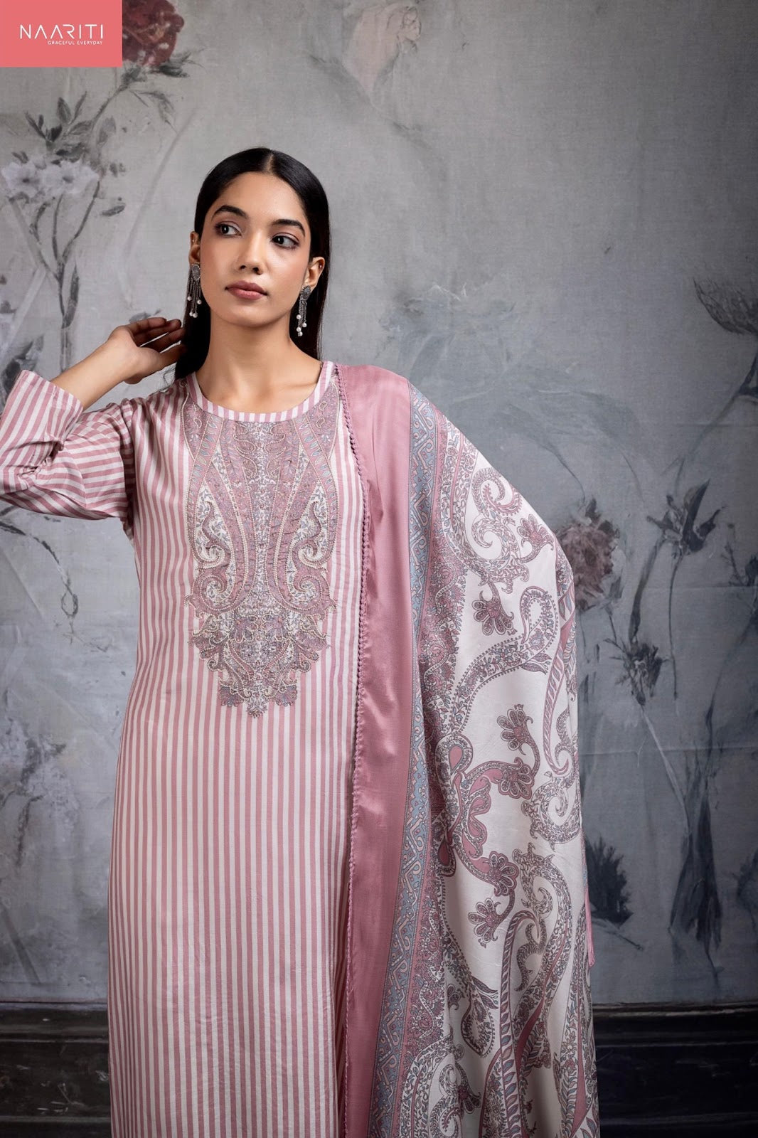 Preesh Naariti Muslin Pant Style Suits Wholesaler Ahmedabad