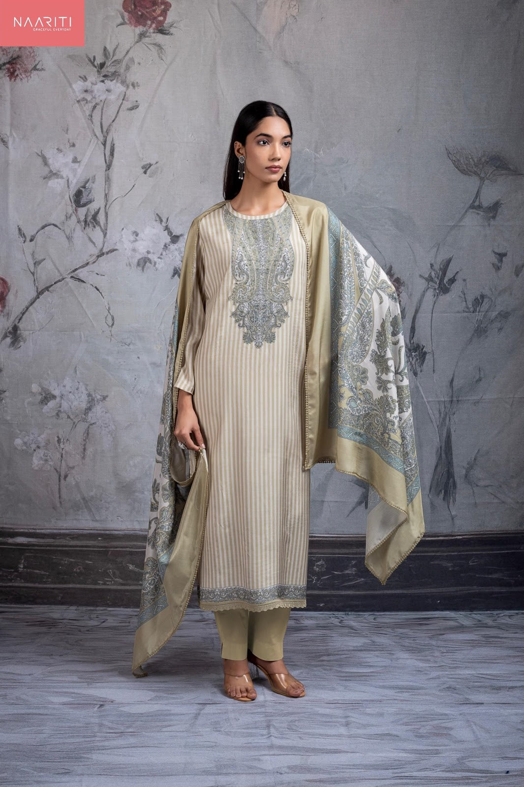 Preesh Naariti Muslin Pant Style Suits Wholesaler Ahmedabad