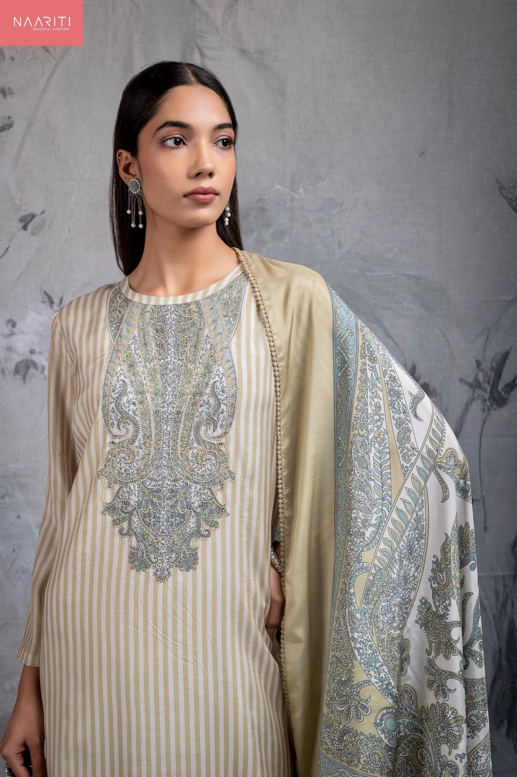 Preesh Naariti Muslin Pant Style Suits Wholesaler Ahmedabad