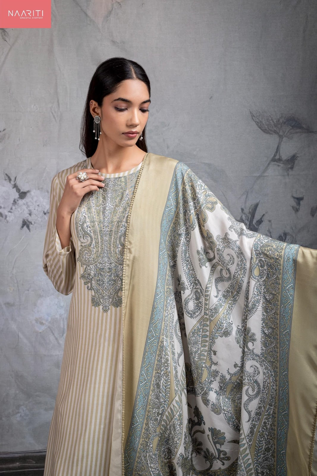 Preesh Naariti Muslin Pant Style Suits Wholesaler Ahmedabad