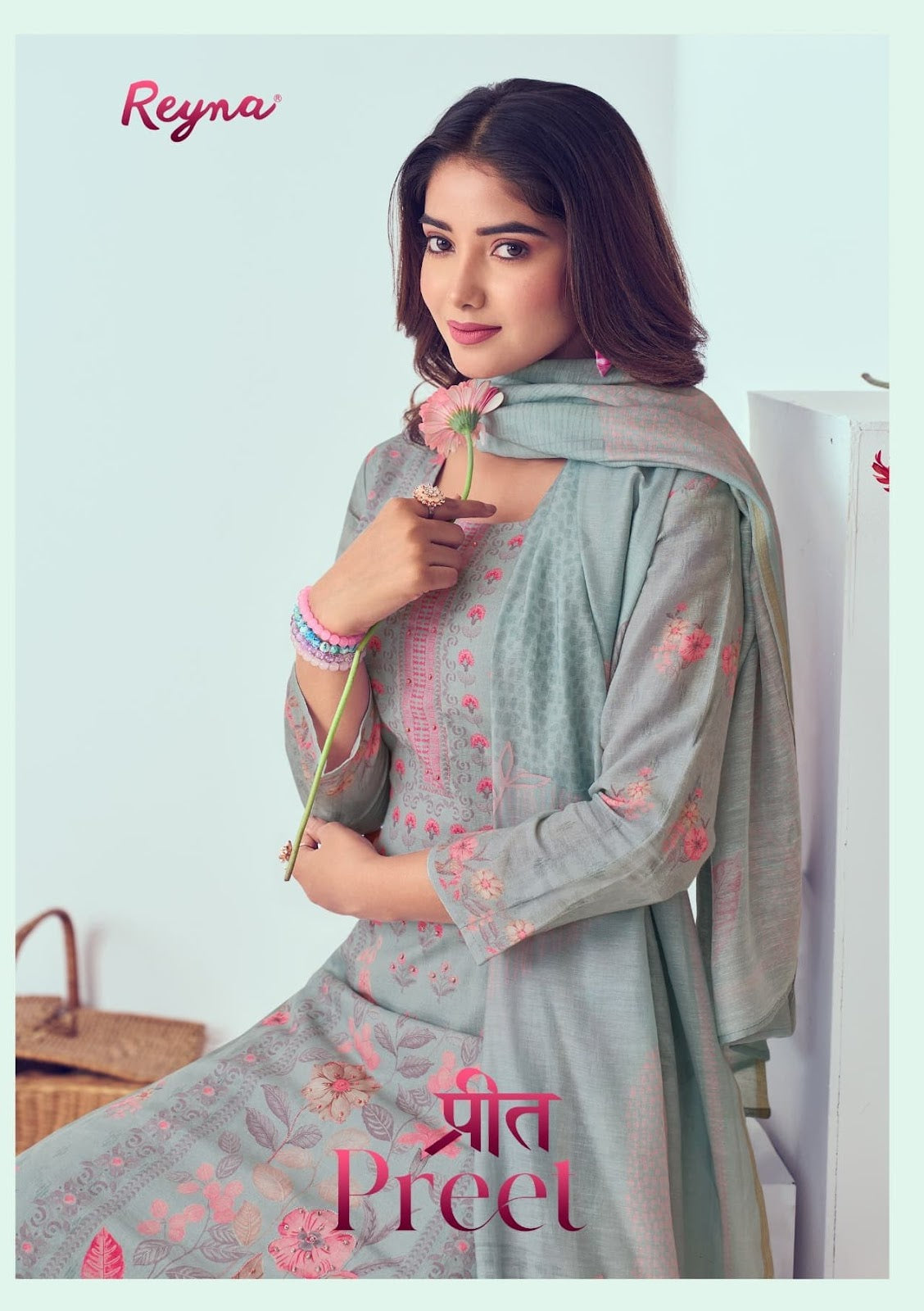 Preet Reyna Linen Pant Style Suits Wholesale