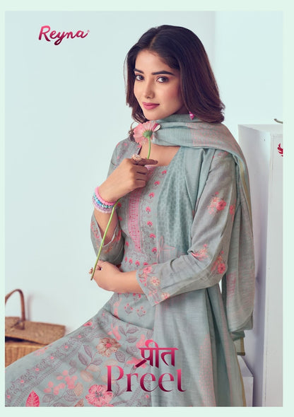 Preet Reyna Linen Pant Style Suits Wholesale