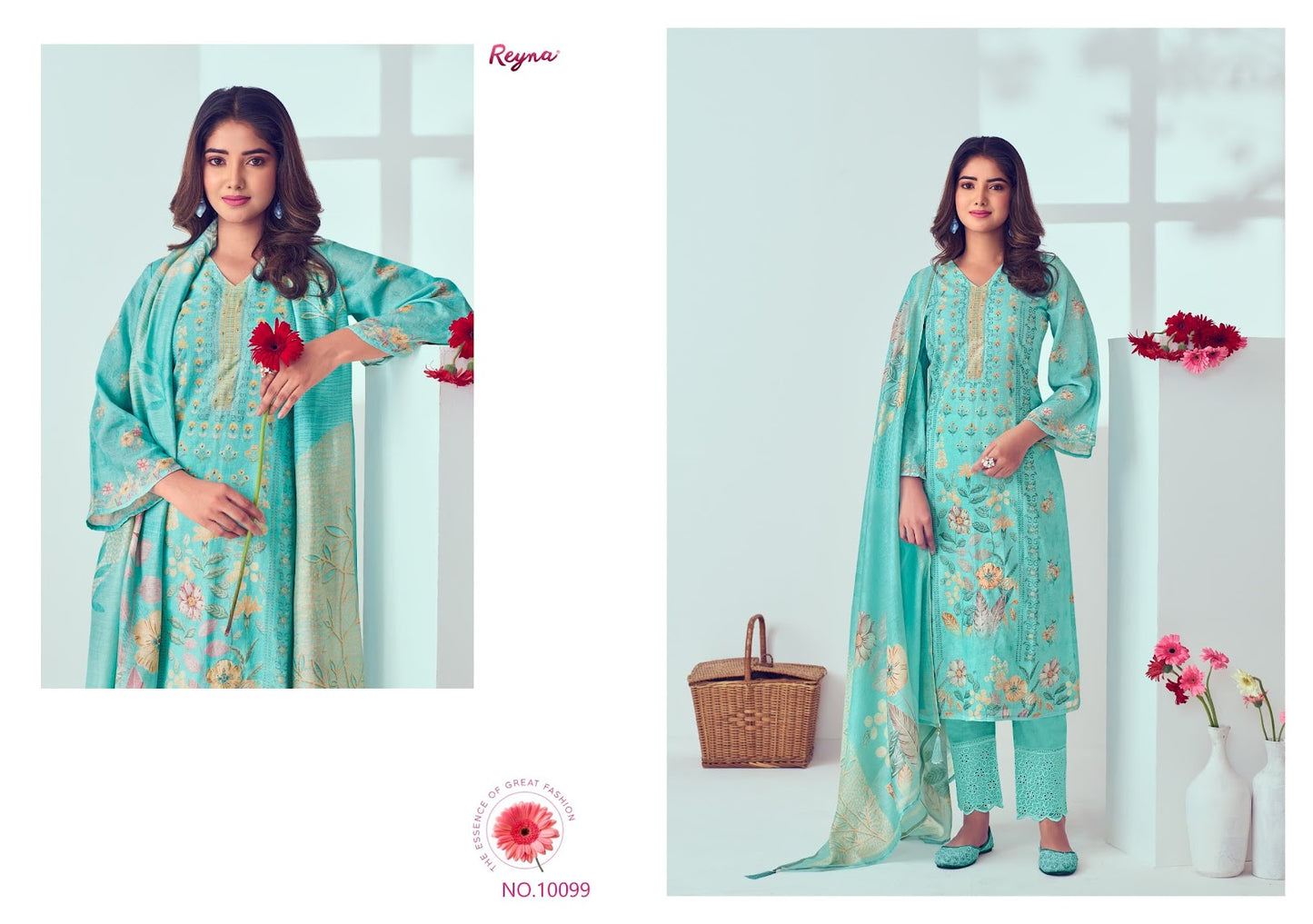 Preet Reyna Linen Pant Style Suits Wholesale