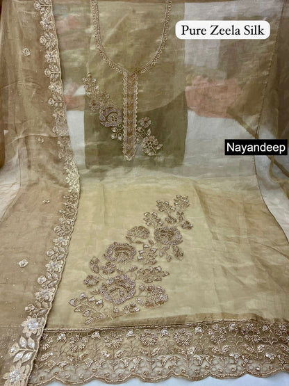 Preeti 1902 Nayandeep Silk Salwar Suits Wholesale Price