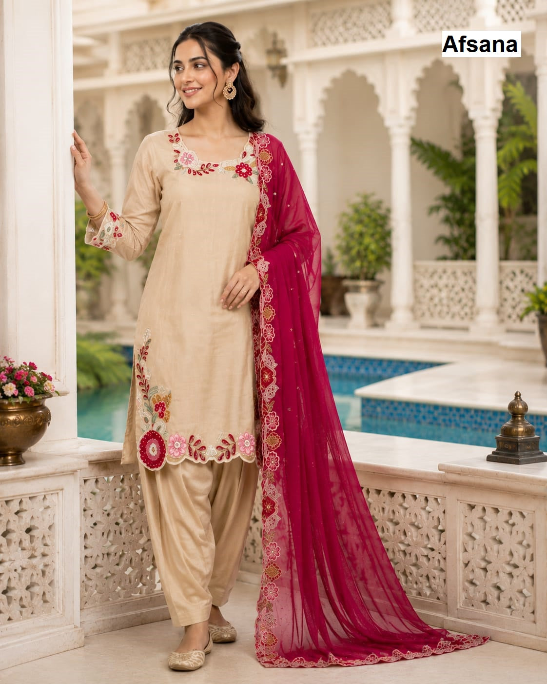 Preeti Afsana Viscose Simmer Pakistani Readymade Suits Wholesaler Ahmedabad
