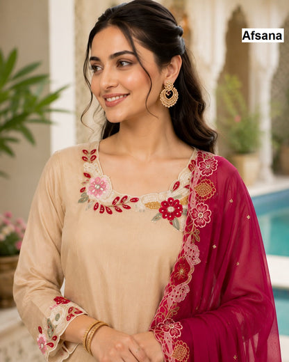 Preeti Afsana Viscose Simmer Pakistani Readymade Suits Wholesaler Ahmedabad