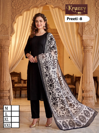 Preeti Krazzy Kanha Vatican Readymade Pant Style Suits Wholesaler Ahmedabad