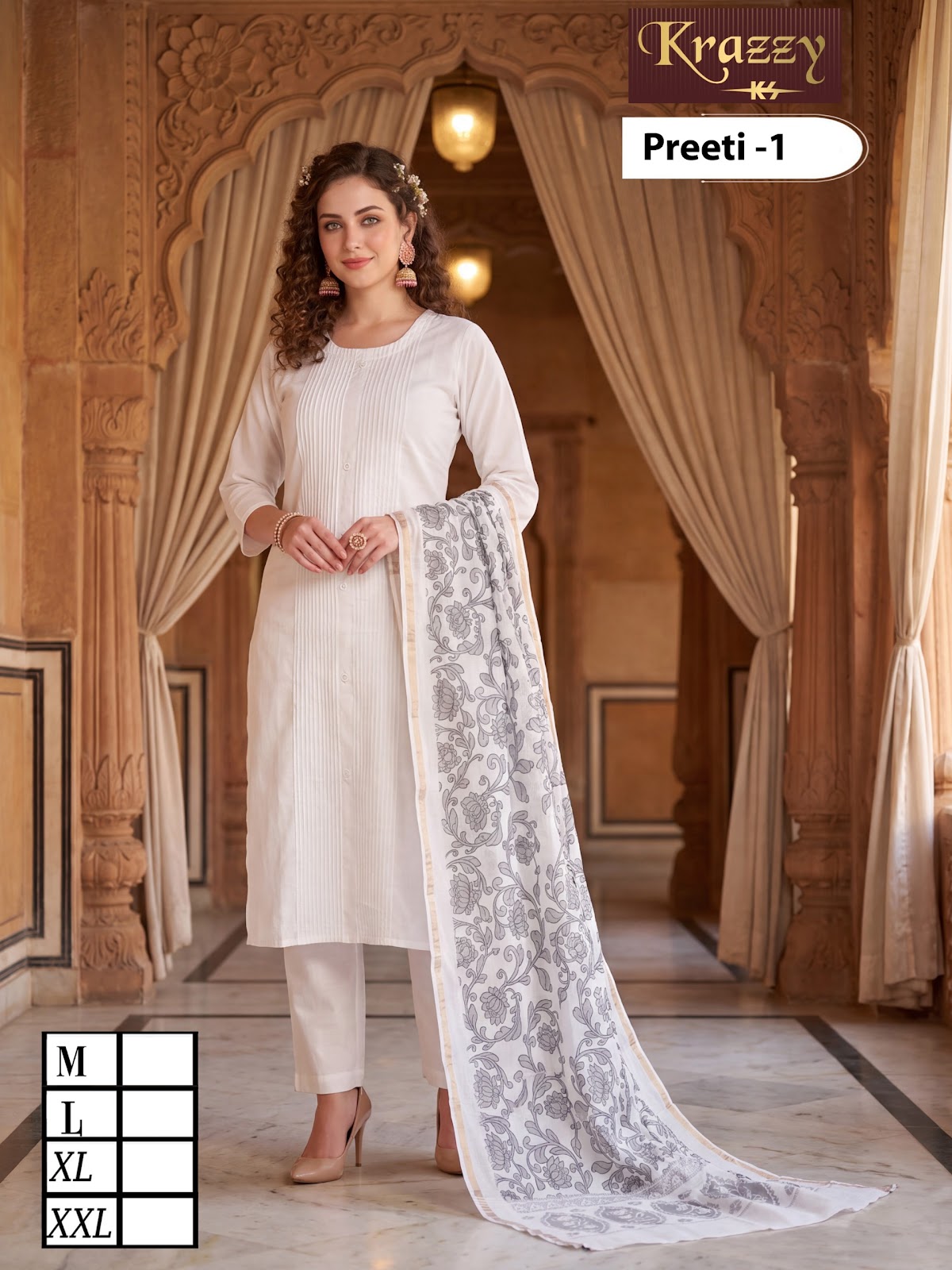 Preeti Krazzy Kanha Vatican Readymade Pant Style Suits Wholesaler Ahmedabad