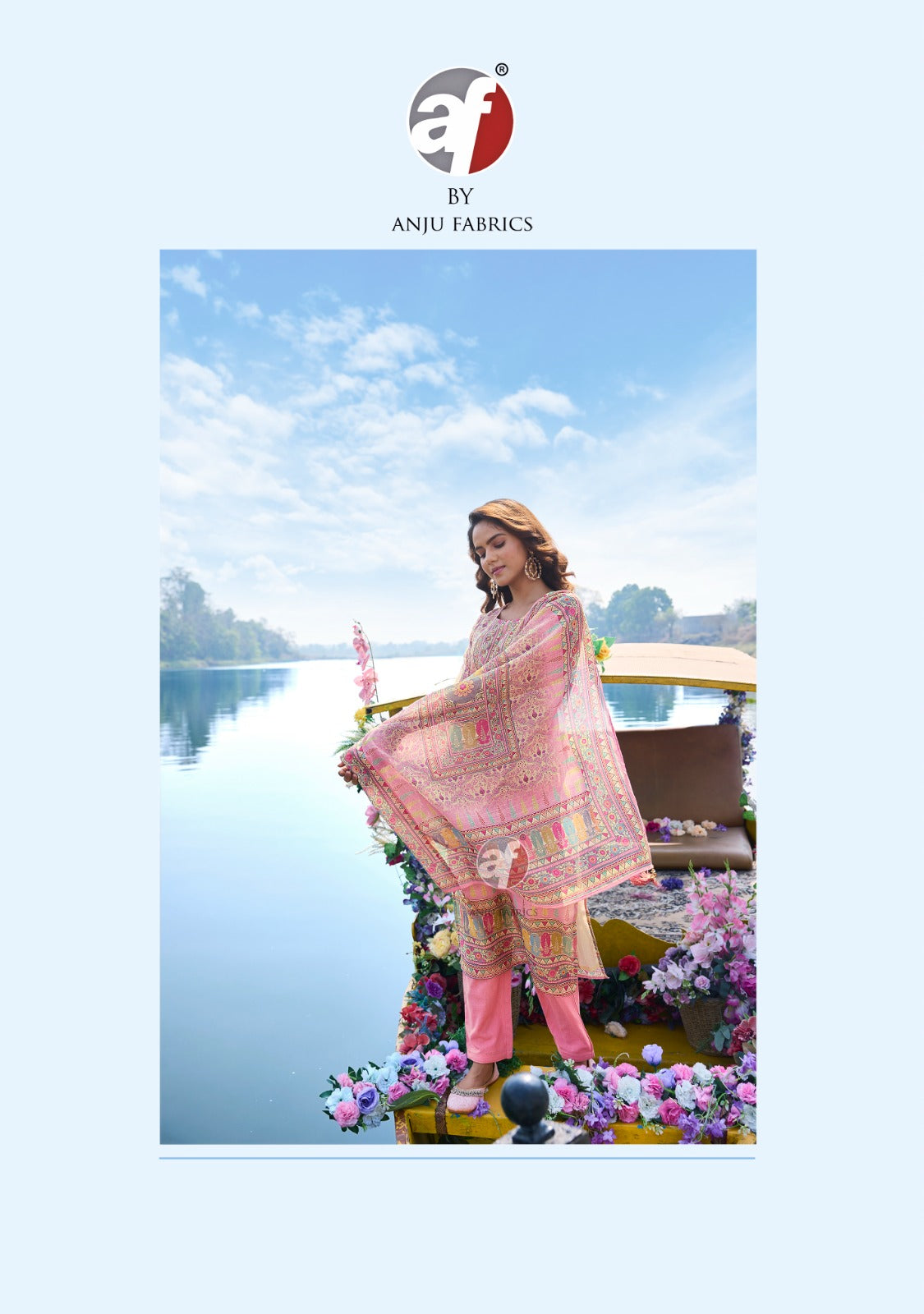 Preety Petals Vol 2 Af Linen Cotton Readymade Pant Style Suits