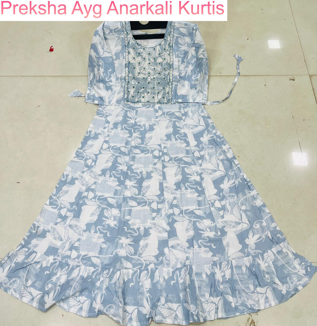 Preksha Ayg Rayon Anarkali Kurtis Manufacturer India