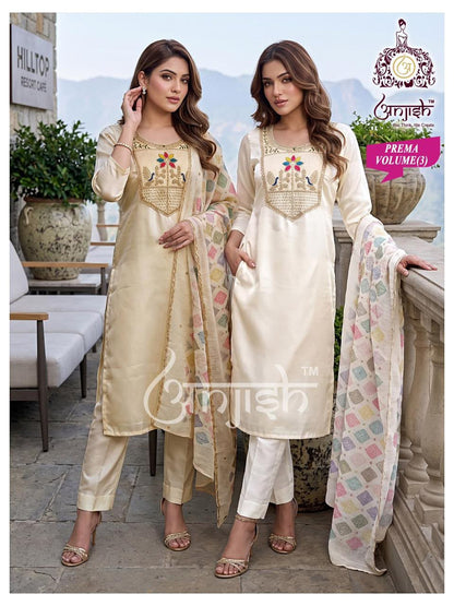 Prema Anjish Roman Readymade Pant Style Suits Wholesale