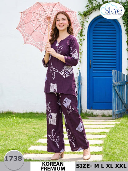 Premium Korean 2109 Skye Co Ord Set Exporter