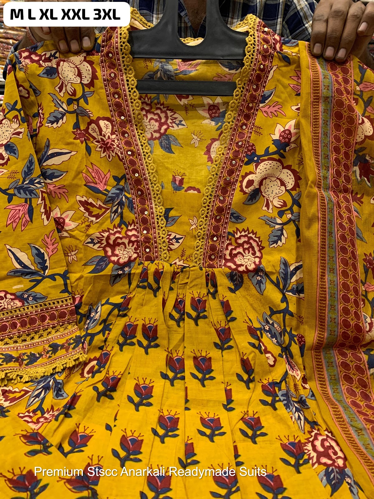 Premium Stscc Premium Cotton Readymade Anarkali Suits Manufacturer Gujarat