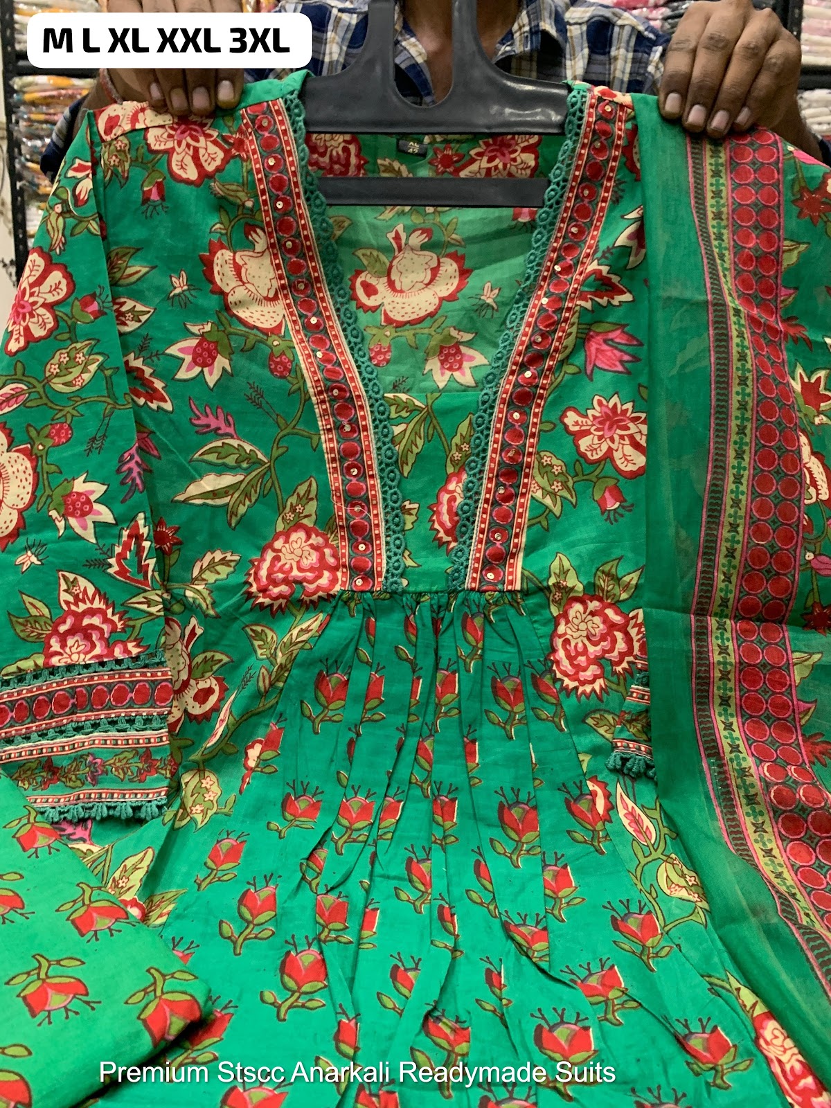 Premium Stscc Premium Cotton Readymade Anarkali Suits Manufacturer Gujarat