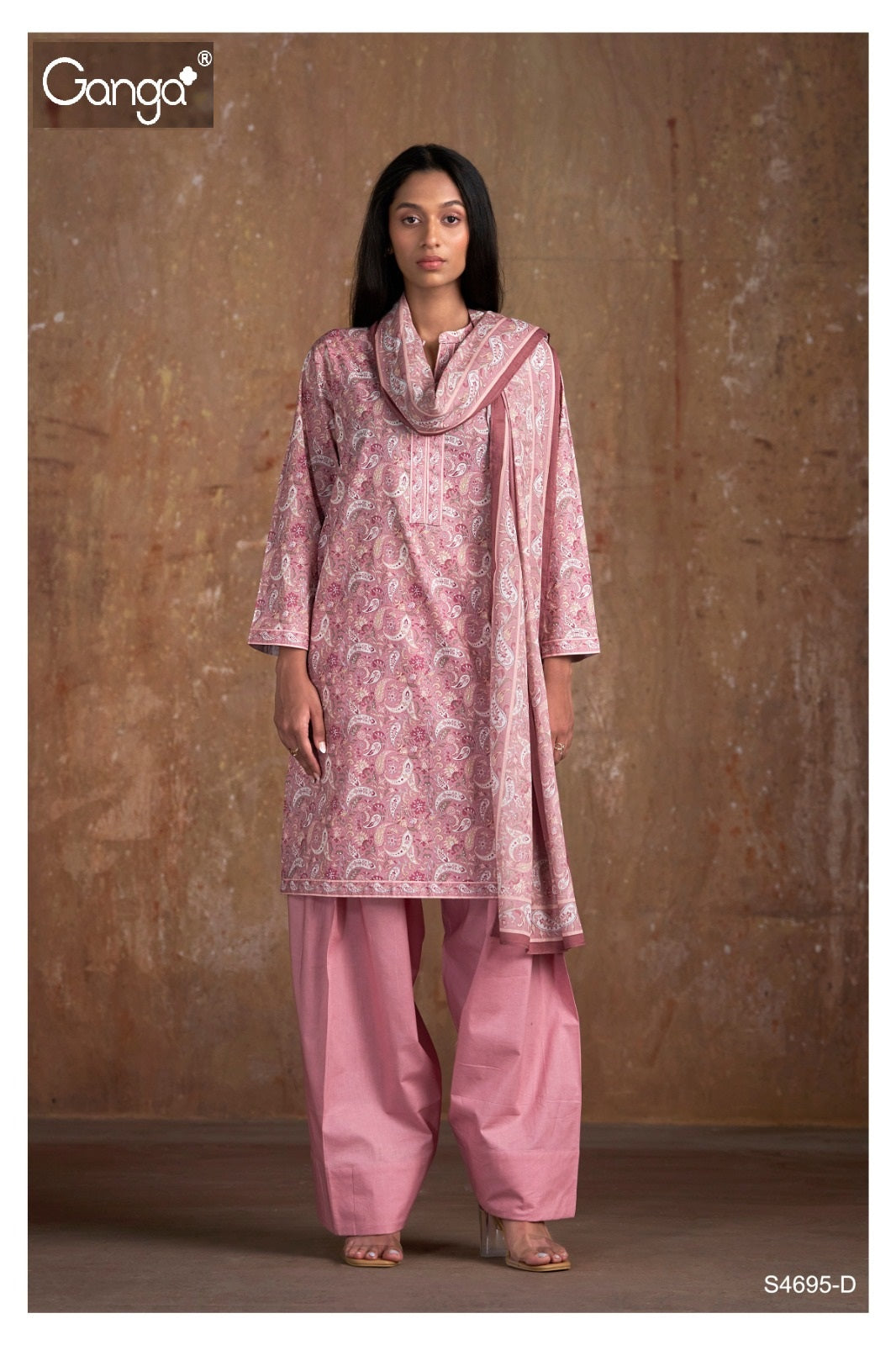 Prerana 4695 Ganga Cotton Pant Style Suits Supplier Gujarat