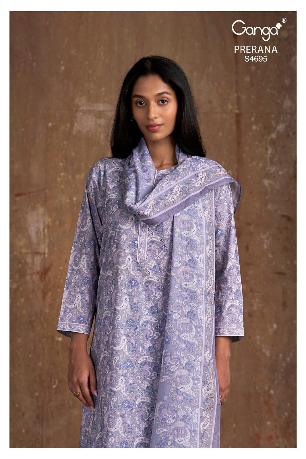 Prerana 4695 Ganga Cotton Pant Style Suits Supplier Gujarat