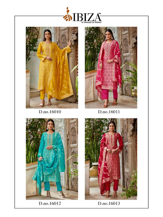 Prerna Ibiza Banglori Silk Pant Style Suits Supplier